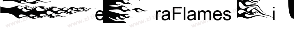 ZebraFlames Light字体转换